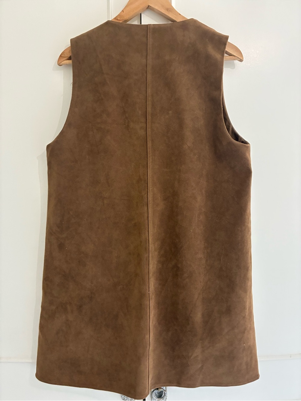 Sister Jane (Anthropologie) Budding Jewel Embellished Faux Suede Mini Dress - Picture 3 of 5